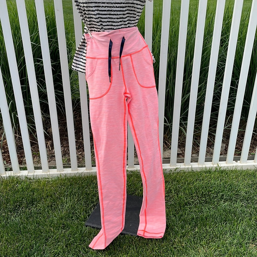 Lululemon Athletica Orange Yoga Pants Size 4, Never Worn